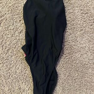 Jolyn Classic Black One-Piece Swimsuit